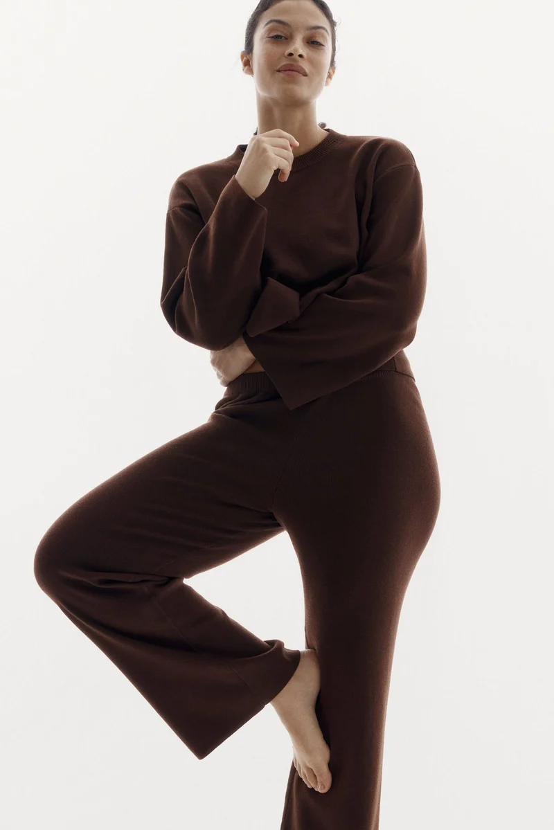 H&M Fine-knit trousers